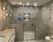 Set üstü Gold Duşakabin